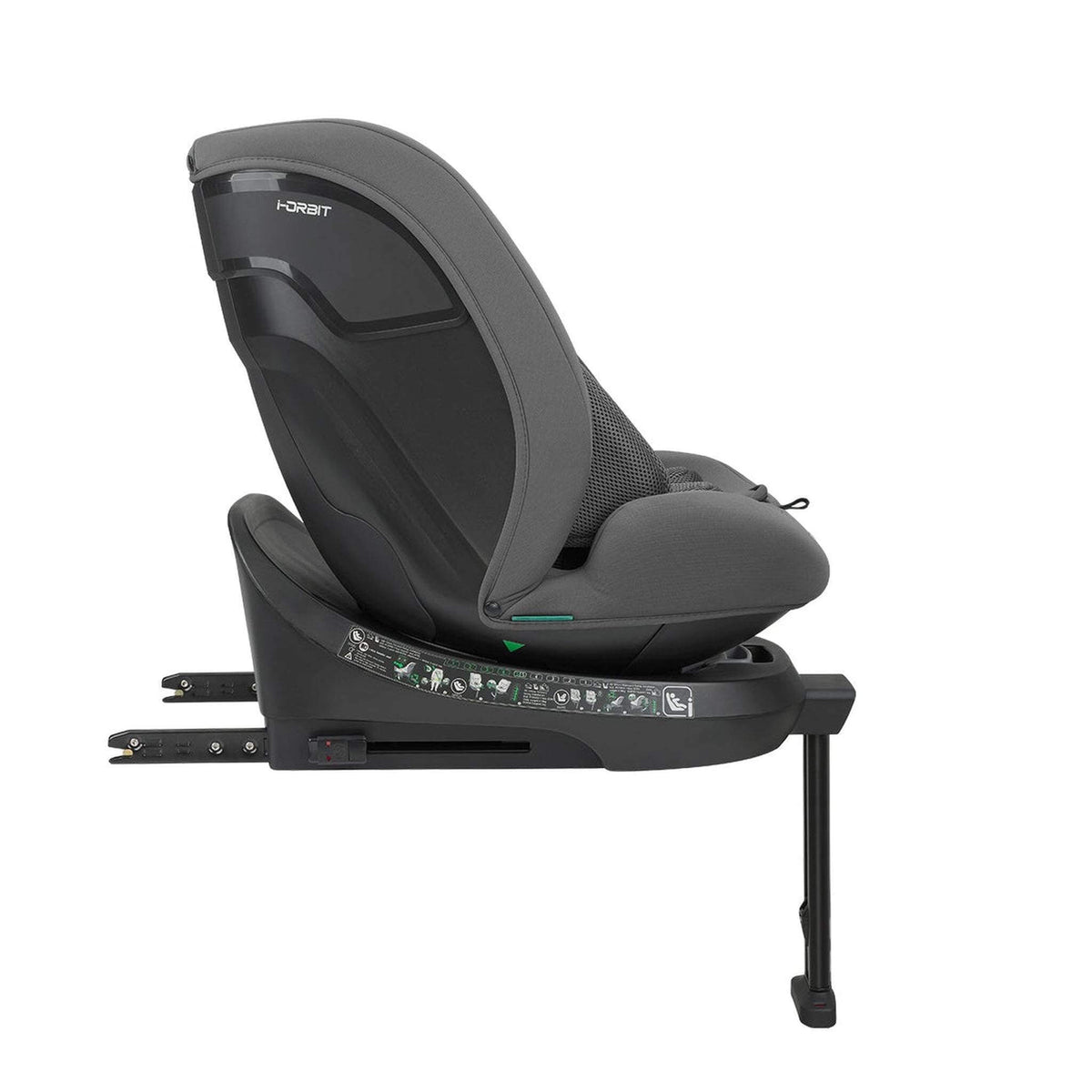 KikkaBoo i-Orbit i-Size Car seat ISOFIX 40-150cm Dark Grey 2025 – recline position 4