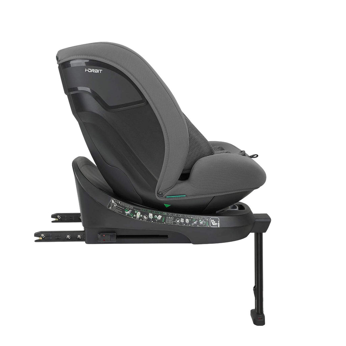 KikkaBoo i-Orbit i-Size Car seat ISOFIX 40-150cm Dark Grey 2025 – recline position 5
