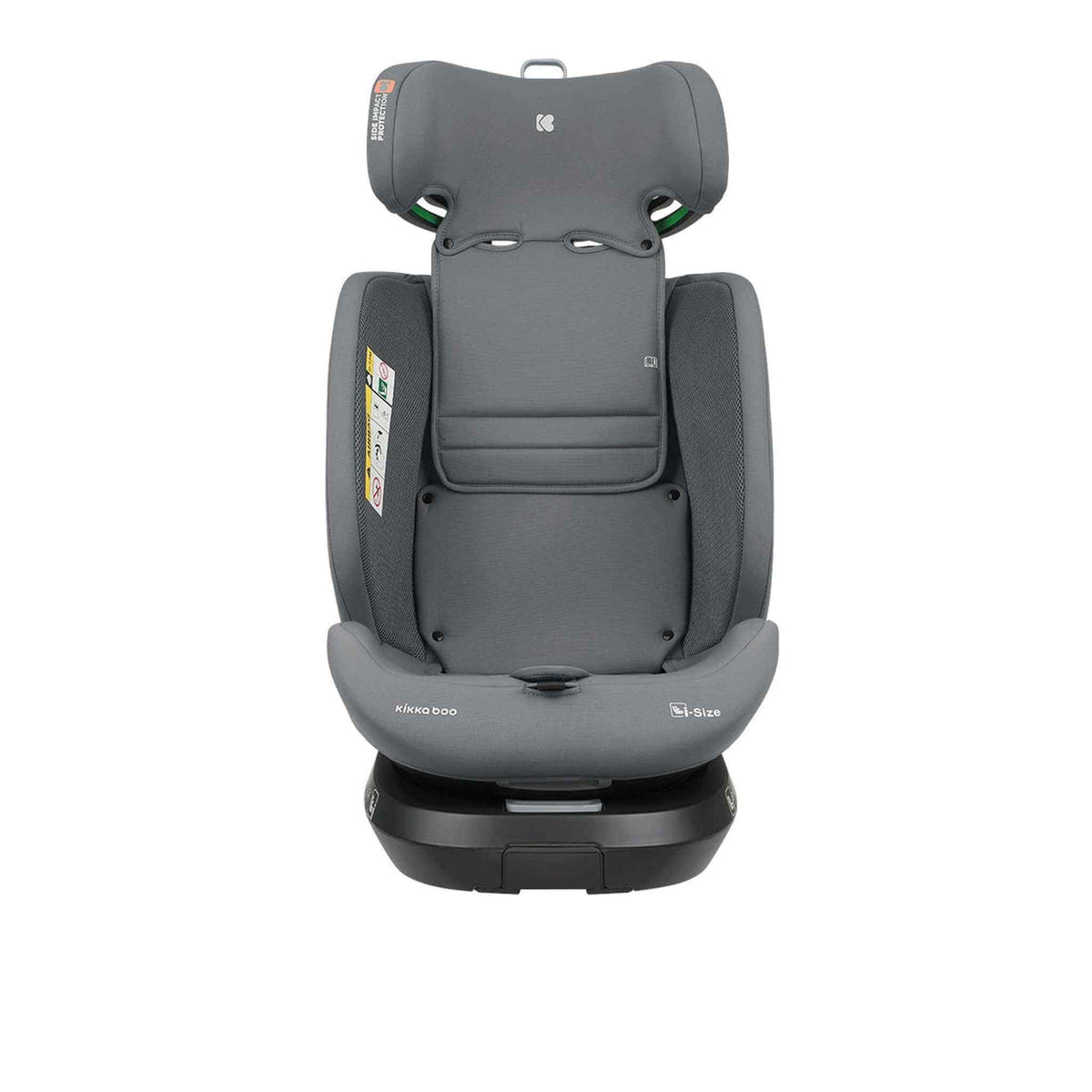 KikkaBoo i-Orbit i-Size Car seat ISOFIX 40-150cm Light Grey 2025 – booster mode