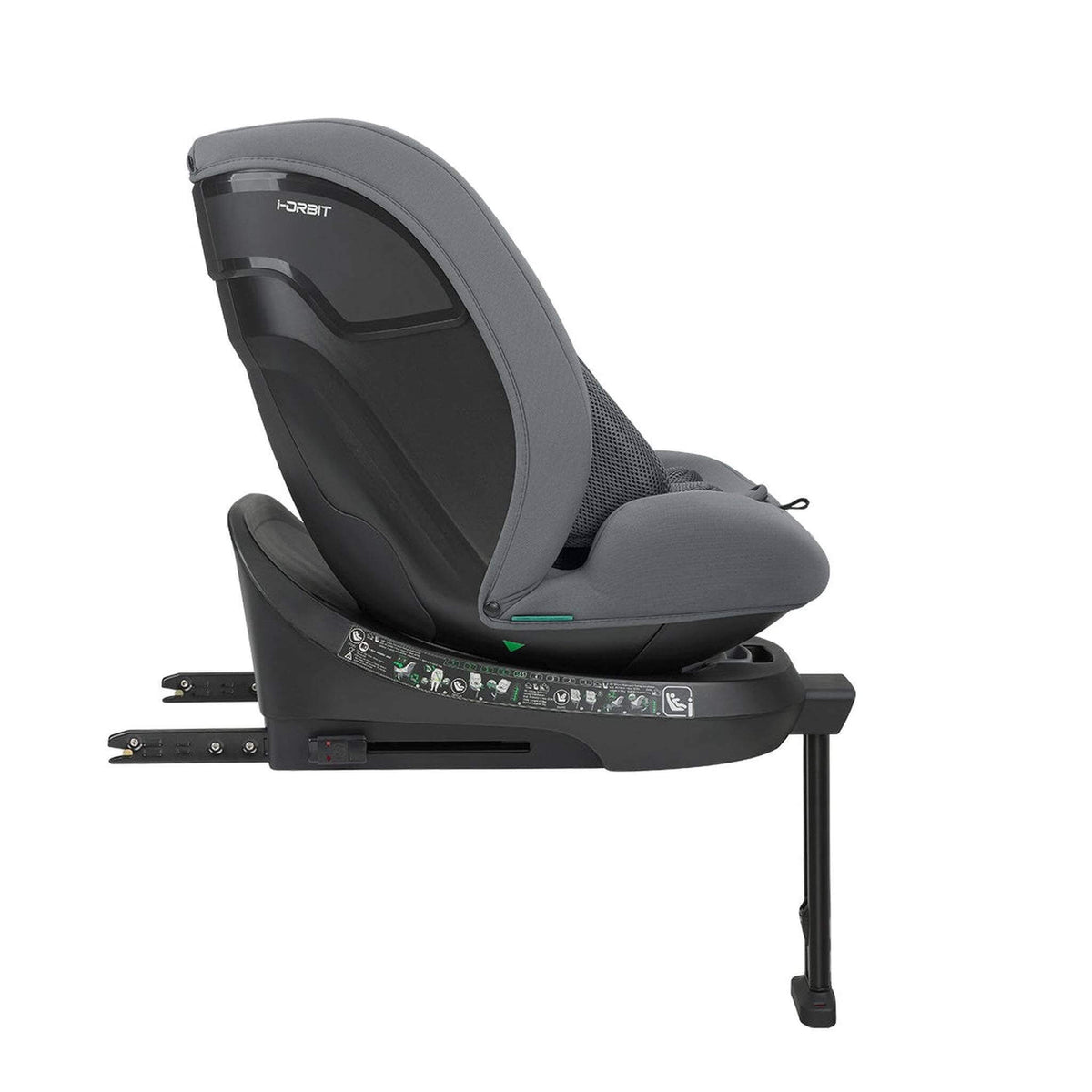 KikkaBoo i-Orbit i-Size Car seat ISOFIX 40-150cm Light Grey 2025 – recline position 4