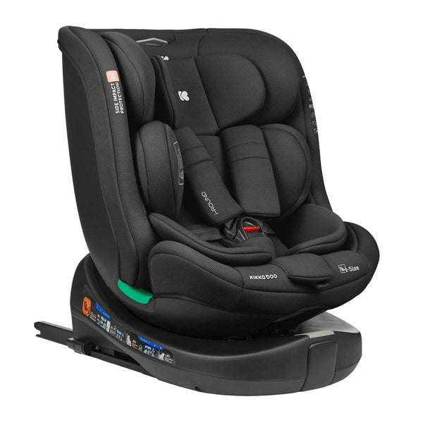 KikkaBoo i-Round i-Size ISOFIX Car Seat 40–150cm – Black