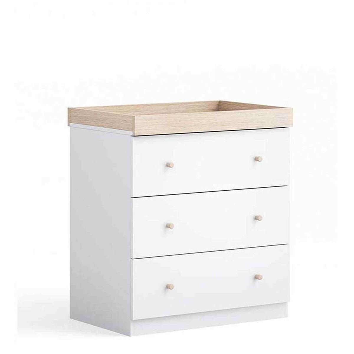 Little Acorns Burlington 2 Piece Nursery Storage Set – Dresser Changer & Wardrobe