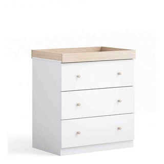 Little Acorns Burlington Dresser Changer – Changing Unit & Chest of Drawers