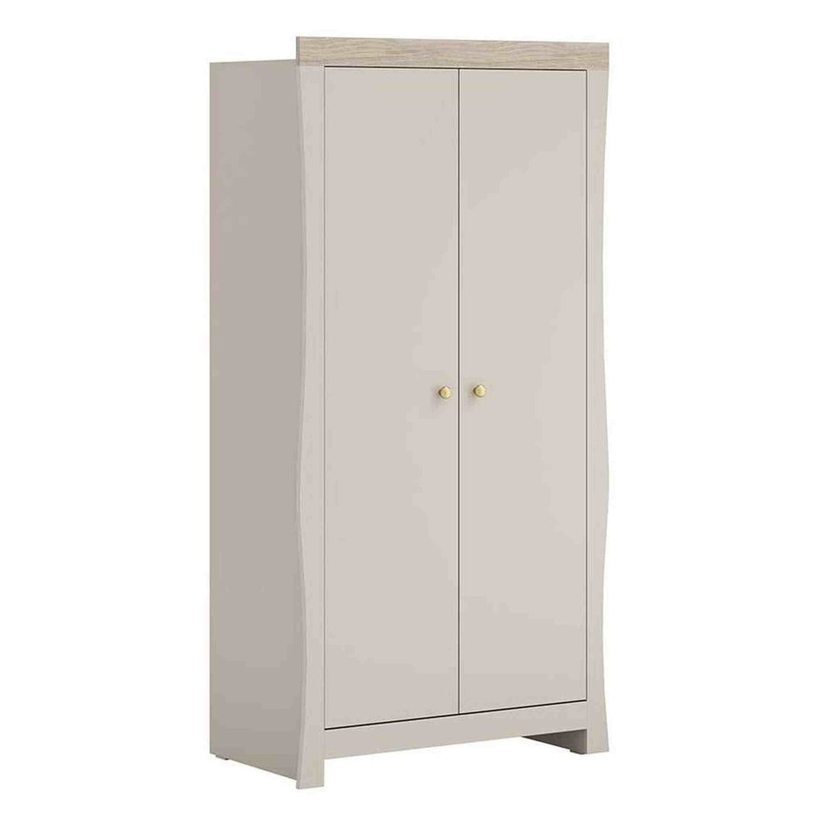 Little Acorns Celeste 3 Piece Nursery Furniture Set – Cot Bed, Dresser Changer & Wardrobe