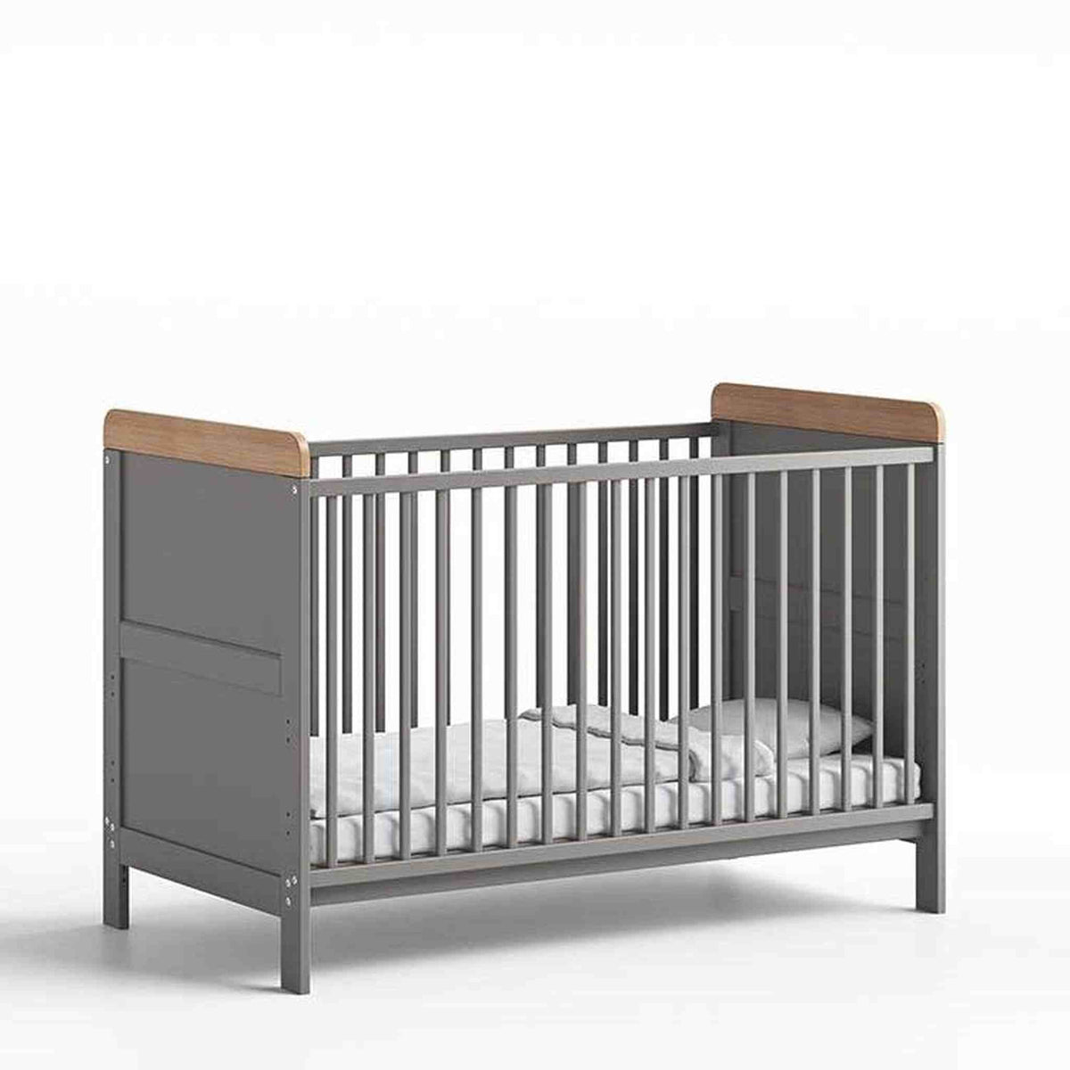 Little Acorns Classic 3 Piece Nursery Furniture Set – Cot Bed, Dresser Changer & Wardrobe