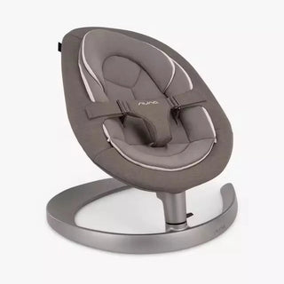 Nuna LEAF Baby Grow Bouncer Rocker 3-Point Harness with Toy Bar, Sand - Granite