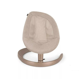 Nuna LEAF Baby Grow Bouncer Rocker 3-Point Harness with Toy Bar, Sand - Beige