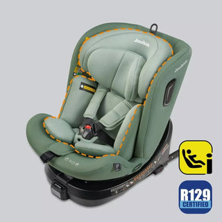 Jovikids i-Size 360° Rotating Car Seat with ISOFIX 40-150cm Baby Childs, Green