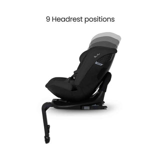 Silver Cross Motion 3 All-Size 360 ISOFIX Car Seat – Iconic Black | Birth to 12 Years