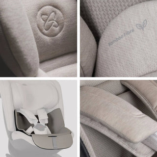 Silver Cross Motion 3 All-Size 360 ISOFIX Car Seat – Natural Taupe | Birth to 12 Years