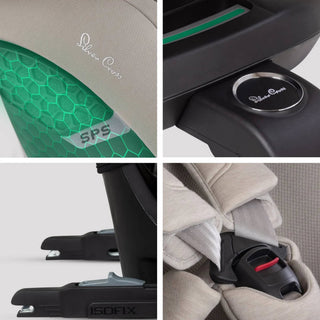 Silver Cross Motion 3 All-Size 360 ISOFIX Car Seat – Natural Taupe | Birth to 12 Years