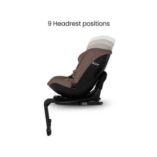 Silver Cross Motion 3 All-Size 360 ISOFIX Car Seat – Timeless Cocoa | Birth to 12 Years
