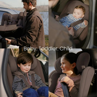 Silver Cross Motion 3 All-Size 360 ISOFIX Car Seat – Timeless Cocoa | Birth to 12 Years