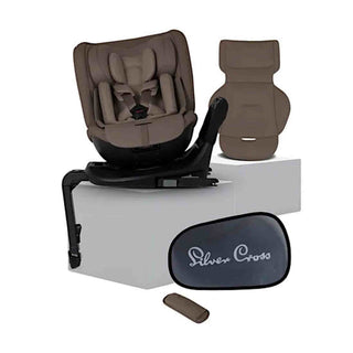 Silver Cross Motion 3 All-Size 360 ISOFIX Car Seat – Timeless Cocoa | Birth to 12 Years